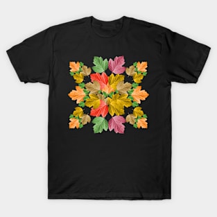 Colourful Leaves in Autumn Tree Leaf Deciduous Forest Trees T-Shirt